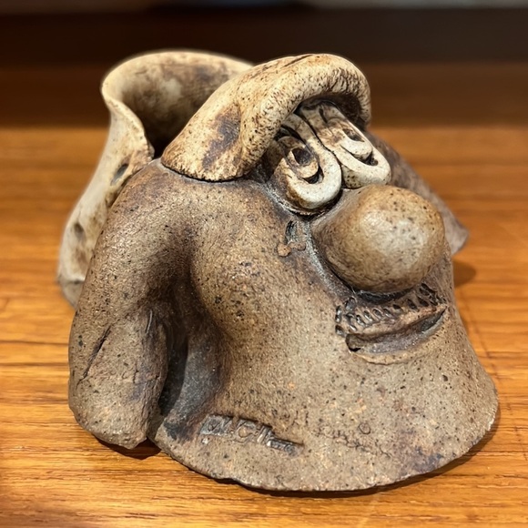 Ugly but cute, micro planter, handmade pottery planter - Picture 3 of 5